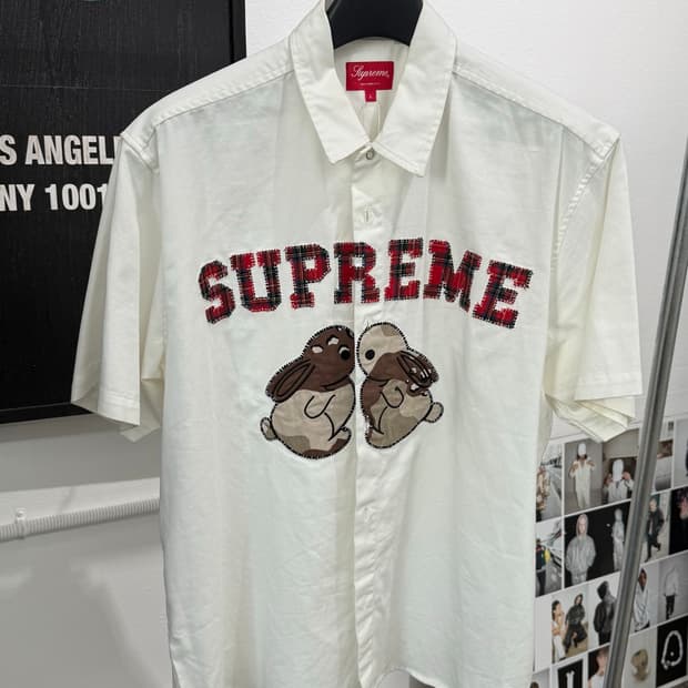 [L]supreme bunnies work shirt