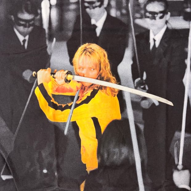 러킹포튼 킬빌 크레이지88 포토 티셔츠