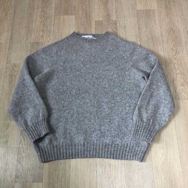 (우먼스 S) 할리 오브 스코틀랜드 영국제 쉐기독 니트 라이트 그레이