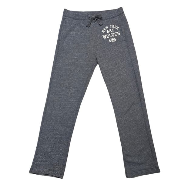 ABERCROMBIE 기모 스웻팬츠 그레이 S