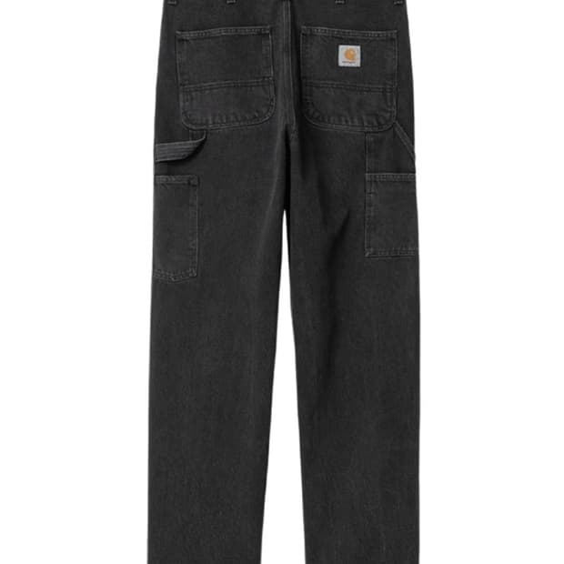 [30] 칼하트wip 스미스 데님 더블니 팬츠 블랙 스톤 워시드 새상품