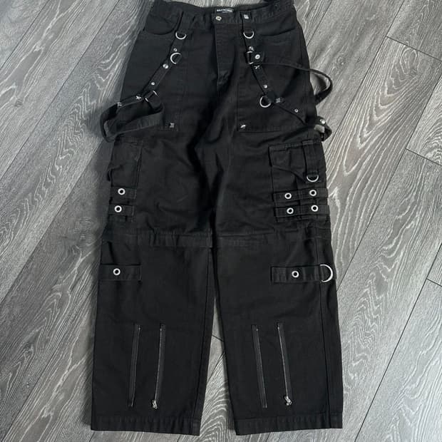 (33) 발렌시아가 21AW 레이버 데님팬츠 블랙