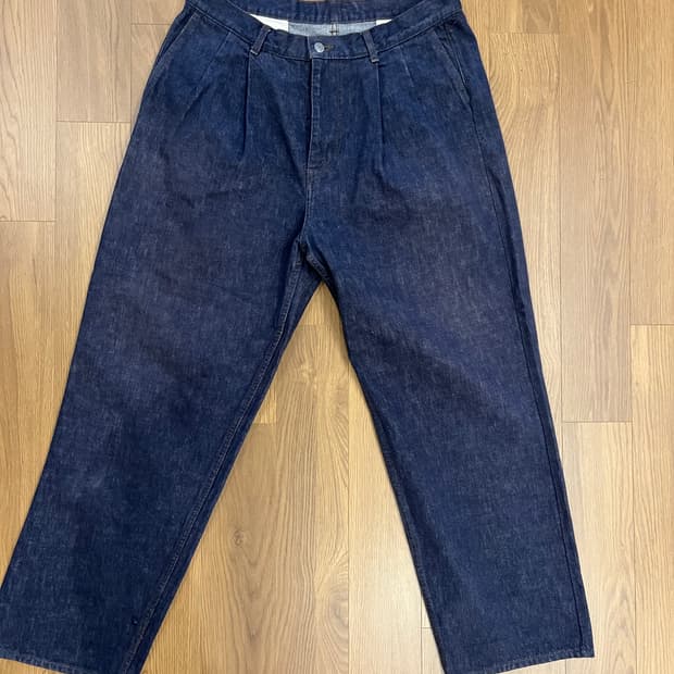 그라프페이퍼] 컬러패스트(이염 방지) 와이드 데님 팬츠 사이즈 2