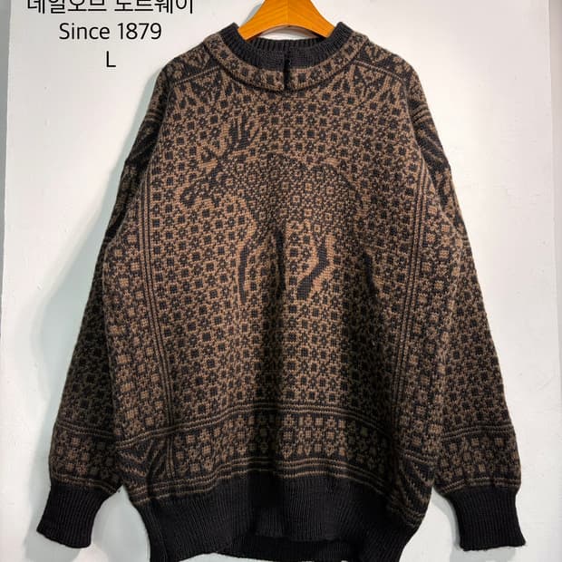 [L] Dale of norway 데일오브노르웨이 울 100% 노르딕니트