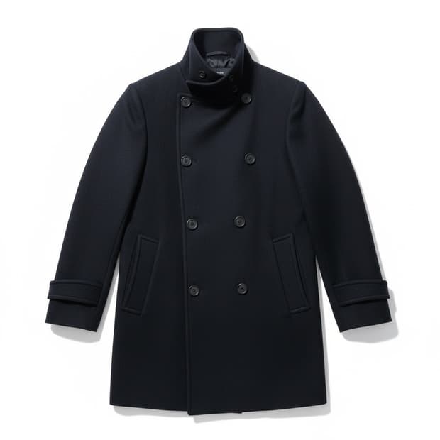 우영미 울 캐시미어 더블 코트 95