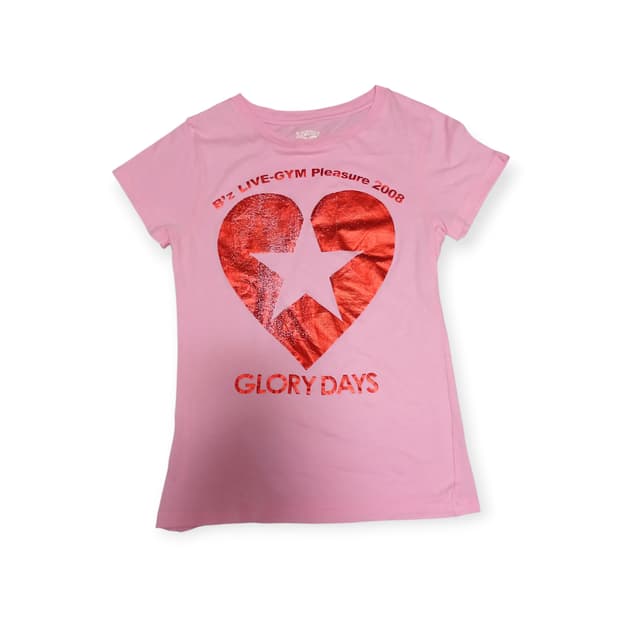 Glory days 딸기우유 슬림핏 반팔티 