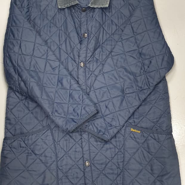 바버 퀼팅 자켓 네이비 XXL