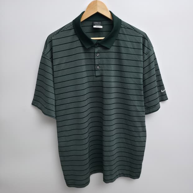 [XL] 나이키 골프 스트라이프 반팔 카라티