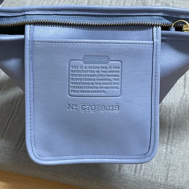 빈티지 올드 코치 통가죽 크로스백 9019