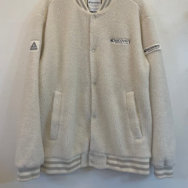 디스커버리 뽀글이 양털후리스 플리스 블루종자켓 105(드라이완료)