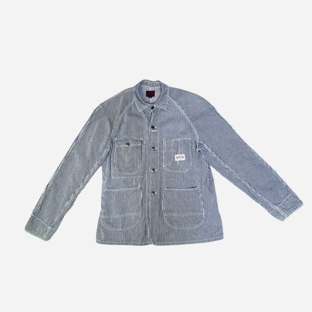 빈티지 CAB CLOTHING 히코리 초어 스트라이프 자켓 L