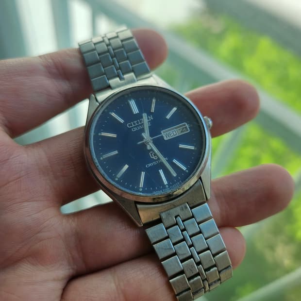 1977s 시티즌 크리스토론 청판 빈티지 시계