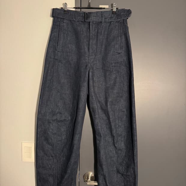 르메르 벨티드 트위스트 팬츠 인디고 [S]