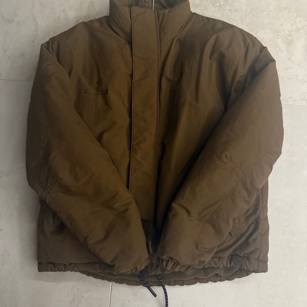 조던 브라운 패딩 점퍼 L