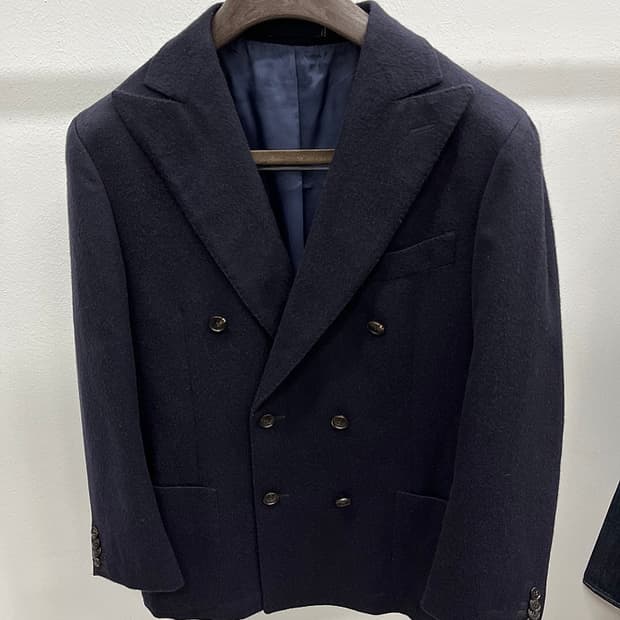 95) 수트서플라이 캐시미어100% 더블자켓 