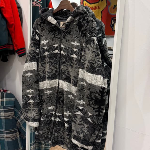 Piko 피코 빈티지 에스닉 플리스 집업 파카