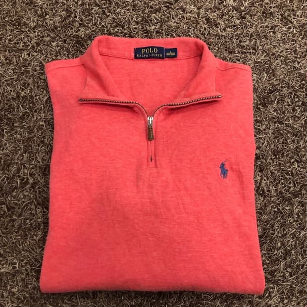 폴로 랄프로랜 핑크 니트