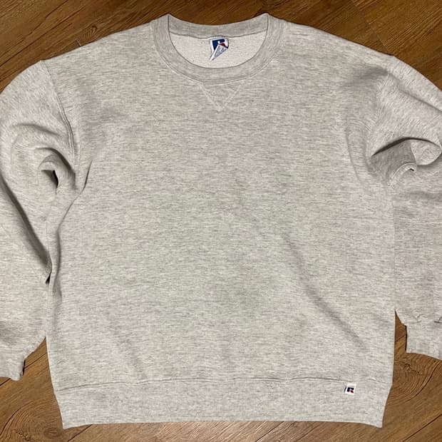 90s 러셀 애슬레틱 스웻셔츠 그레이 XL 미제🇺🇸