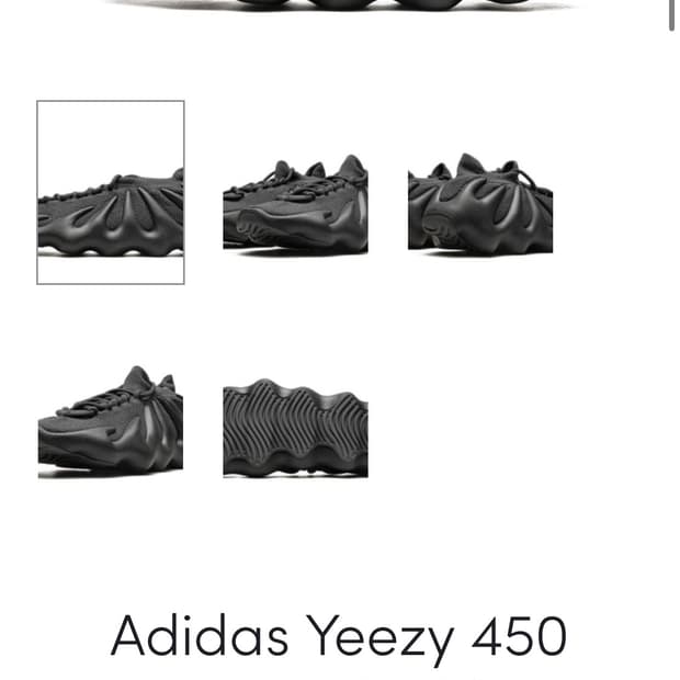 Adidas Yeezy 450 "Utility Black" - H0366