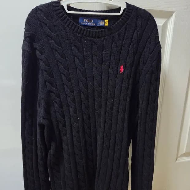 폴로 랄프로렌 니트 블랙 L사이즈(새상품급)