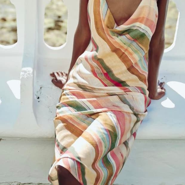 자라 린넨원피스 XS