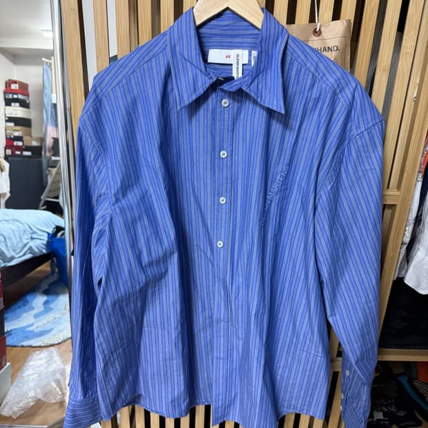 H&M 글렌마틴스 스트라이프 셔츠