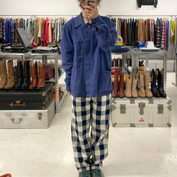 JW ANDERSON x UNIQLO checker board pants