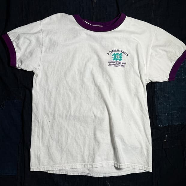 90-00’s 프룻오브더룸 A Team 어프로치 CRC 링거티 L