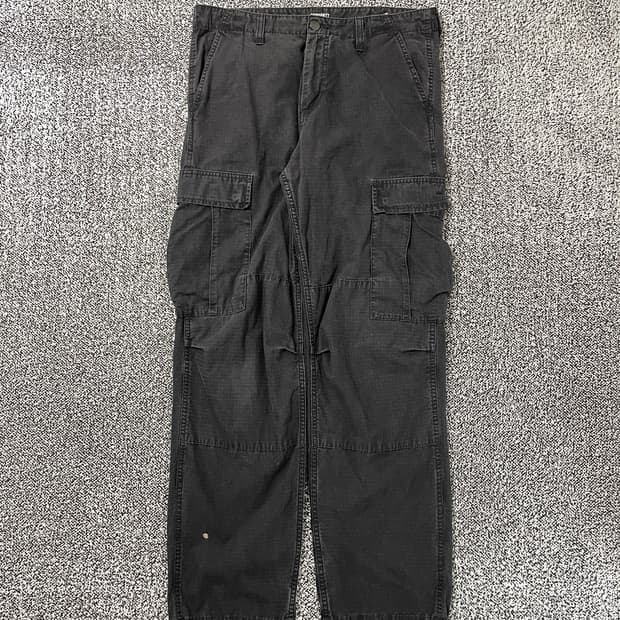빈티지9. 칼하트 윕 WIP 에비에이션 카고 팬츠 워크팬츠 차콜그레이