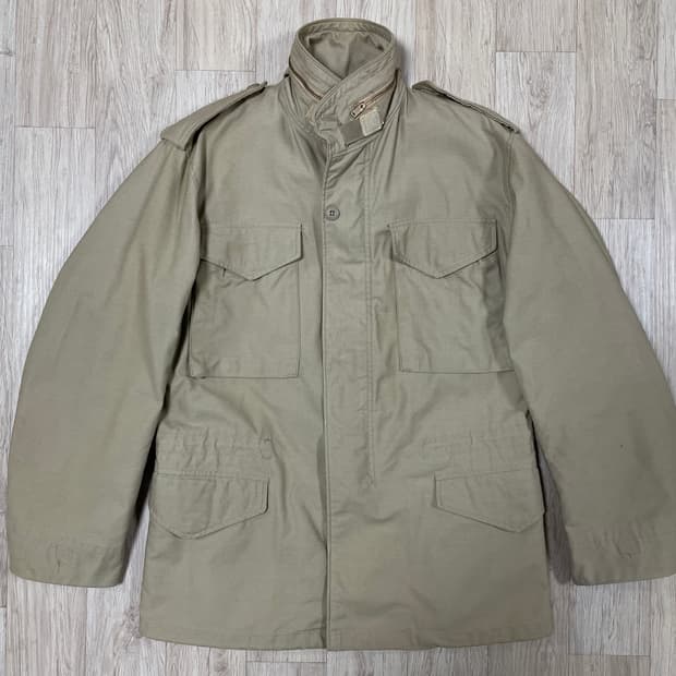 95~100) 90s 알파 미군 3세대 황동지퍼 M65(미제)RRL&폴로