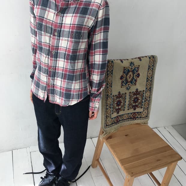 [PLEDGE] Cotton Check Shirts