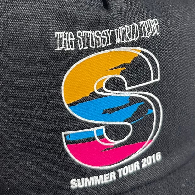 STUSSY 월드투어 S로고 볼캡