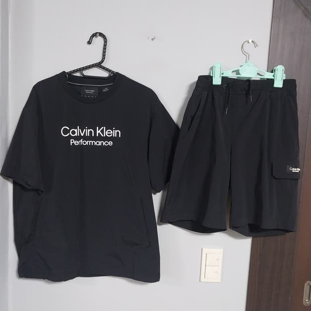 CK 남자95 반팔 반바지 세트