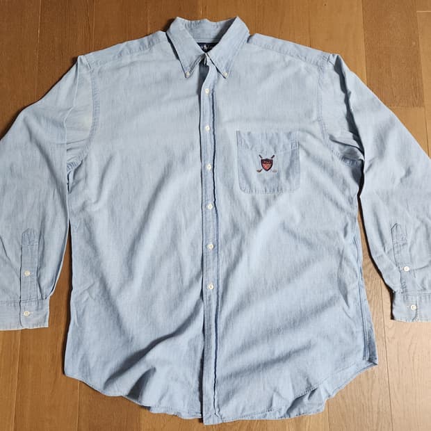 폴로 랄프로렌 샴브레이 데님셔츠(L)