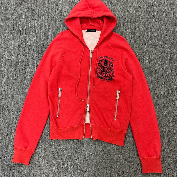 디스퀘어드 후드집업 