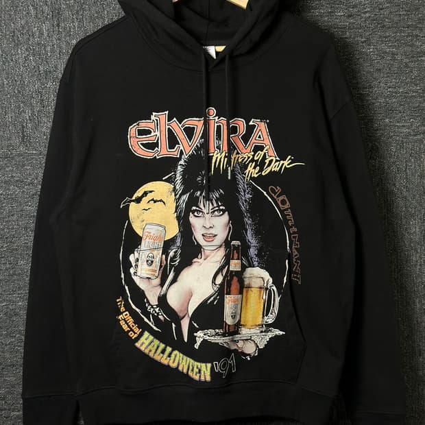 엘비라 그래픽 후드티 (M 사이즈)