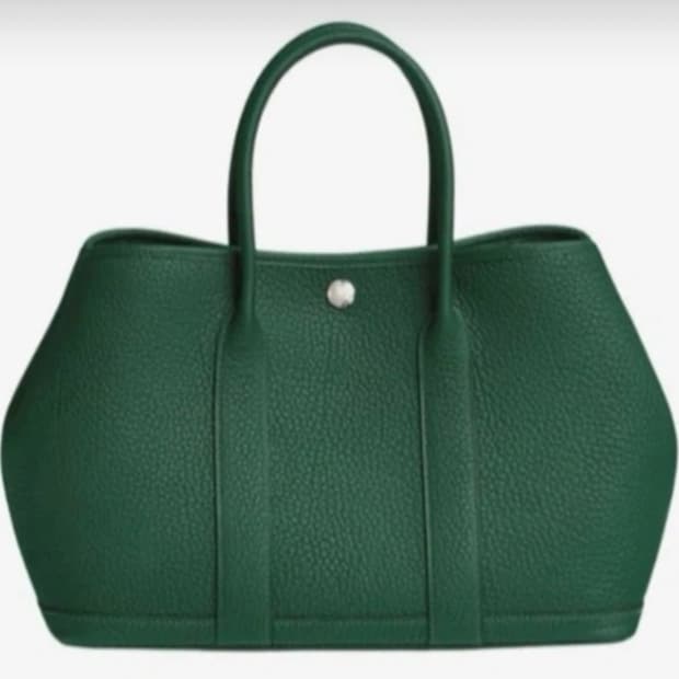 (새상품) 에르메스 가든파티 30 베르모옌 다크그린   피코탄 버킨 캘리