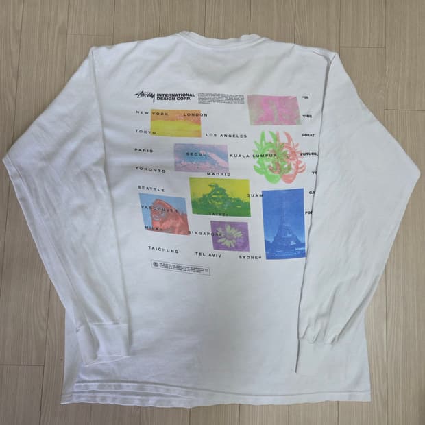 스투시 그레이트 퓨쳐 롱 슬리브