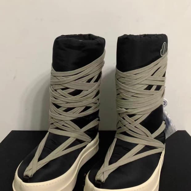 릭오웬스 몽클레어 빅락 부츠 36