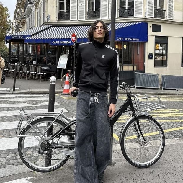 아디다스 삼선 트레이닝 자켓 블랙 95