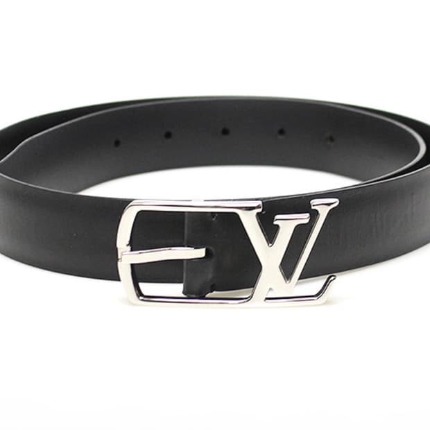 루이비통 블랙 레더 네오그램 30mm벨트