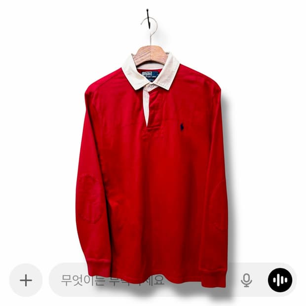 00s 폴로 랄프로렌 암패치 럭비티 (L)