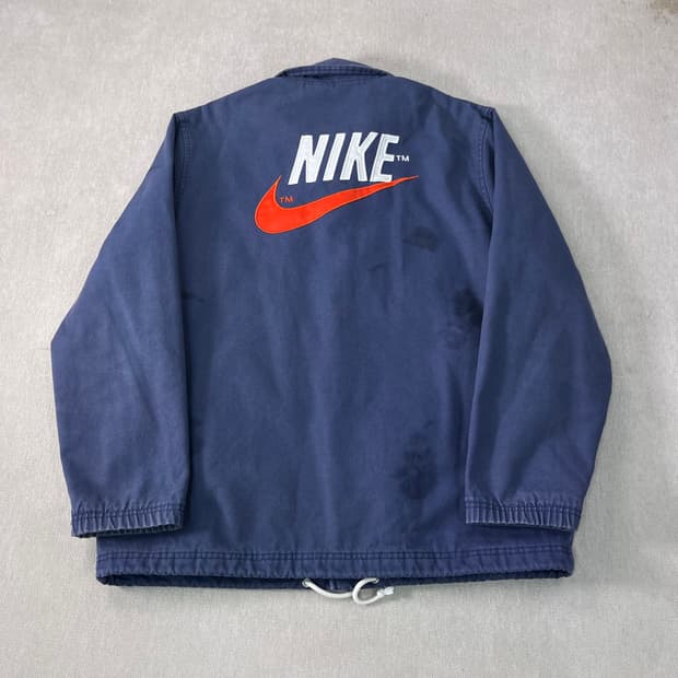 105 나이키 백로고 누빔 코치자켓
