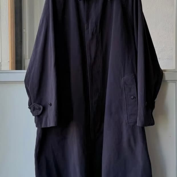 코모리 발카라 코트 네이비