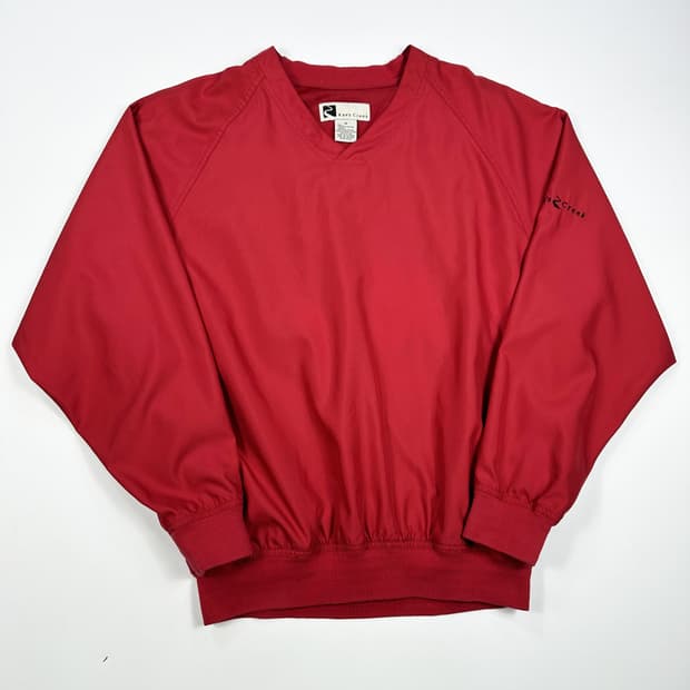 VTG 빈티지 오버핏 우븐 웜업 레드 M