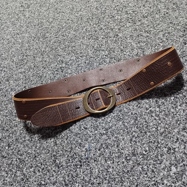 빈티지 소가죽 벨트
