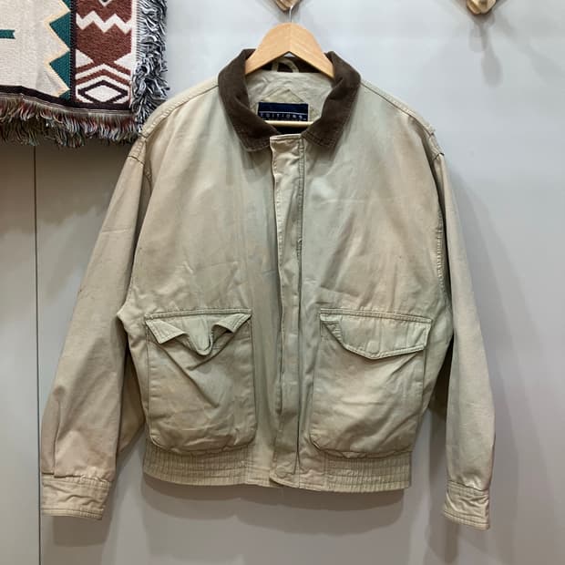 90s Van Heuson 코튼 블루종