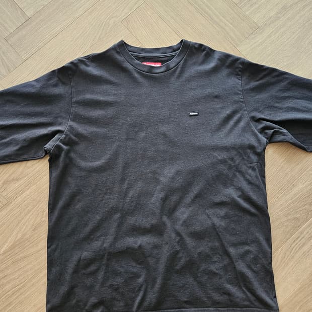 슈프림 스몰 박스 롱슬리브 블랙 L - 24SS