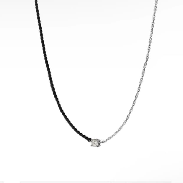 에스실 ssil 14K Dia Silk N_Black 목걸이