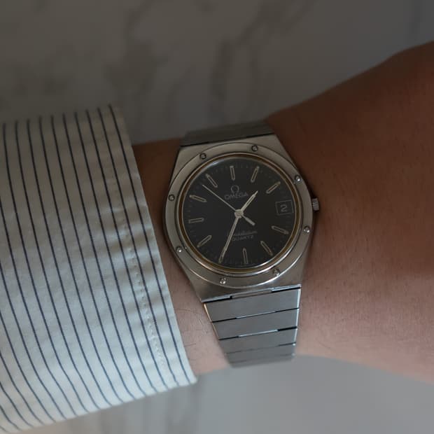 (희귀) 오메가 컨스틸레이션 로얄오크 마리너 빈티지 쿼츠 시계